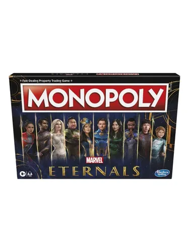 Hasbro Monopoly: Marvel Studios' Eternals Edition Board Game for Marvel Fans Kids Ages 8 and Up