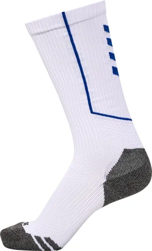 Hummel Pro Training Socken High weiß blau Gr 47-50