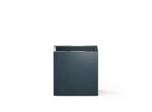 Herstera Garden Pflanzkübel Cube anthrazit 80x80x80cm - Stylischer quadratischer Pflanzkübel aus robustem Metall, ideal für dein Zuhause. Der Cube vereint modernes Design mit Langlebigkeit und setzt Akzente auf deiner Terrasse.