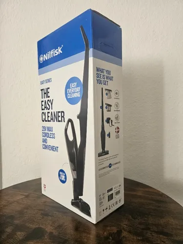 Nilfisk Easy 28V black - Leistungsstarker Akku-Staubsauger - Technik - Mobiler, kabelloser Staubsauger mit hoher Saugleistung und modernem Design, ideal für müheloses Reinigen in jedem Raum.