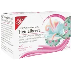 H&S Heidelbeere m.B-Vitaminen Zink und Selen Fbtl.