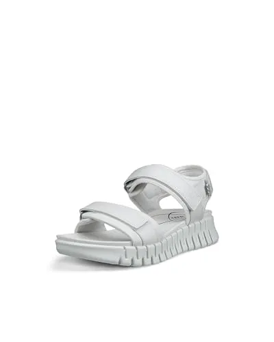 Ecco ECCO GRUUV SOL W Sandalette mit Klettverschluss und Plateau - Stylische Sandalette für den Sommer mit praktischem Klettverschluss. Die profilierte Sohle sorgt für Trittsicherheit, während das hochwertige Leder für Langlebigkeit steht. Ideal für entspannte Spaziergänge oder lässige Outfits.