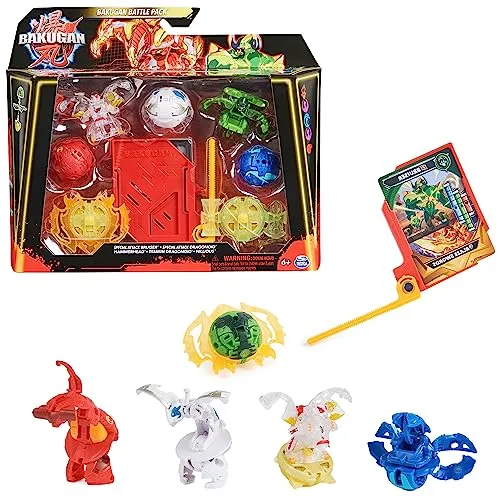 Bakugan 3.0 Battle Pack mit 5 Bällen (2 Special Attack Bruiser und Diamond Dragonoid und drei Core Balls), für Kinder ab 6 Jahren