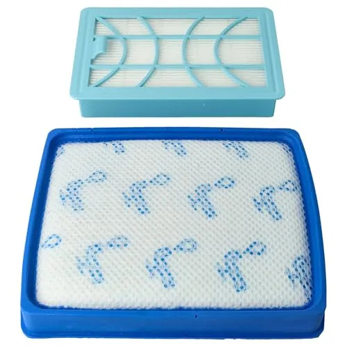 vhbw Filter-Set Ersatz für Philips CP0617+CP0616, FC8003/01 für Staubsauger