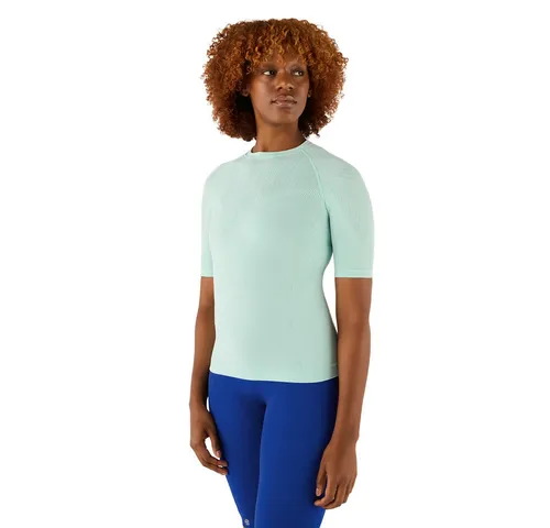 Bauerfeind Sports Damen Kompressionsshirt Kurzarm türkis - Maximale Bewegungsfreiheit und gezielte Unterstützung: Das Kompressionsshirt fördert die Durchblutung und sorgt für ein angenehmes Hautgefühl bei intensiven Aktivitäten. Ideal für Sportler, die ihre Leistung steigern möchten.