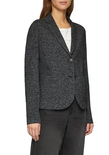 s.Oliver Blazer für Damen - Eleganter Blazer mit Reverskragen und extra slim fit, ideal für einen stilvollen Look im Büro oder bei besonderen Anlässen.