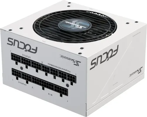 FOCUS GX-1000 ATX2.4 WHITE - 1000 Watt PC-Netzteil mit Kabel-Management - Netzteile mit 1000 Watt Leistung, 80 PLUS Gold Standard und effizientem Kabel-Management für optimierte Luftzirkulation und Ordnung im Gehäuse.