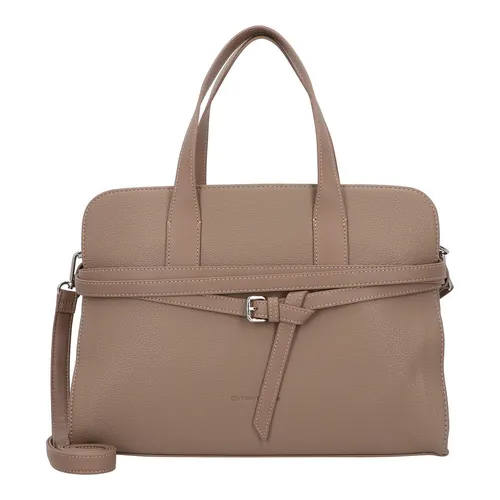 TOM TAILOR Schultertasche Freya - Elegante Polyurethan Tasche in Grau - Stylische Handtasche aus langlebigem Polyurethan mit praktischem Reißverschluss und Innenfächern für Ordnung, ideal für den Alltag.