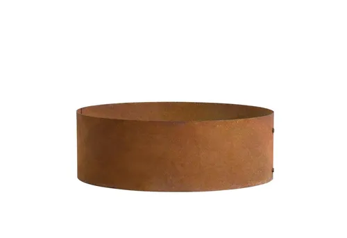 ESTEXO Pflanzring Edelrost Hochbeet 80 cm - Garten-Zubehör aus Corten Stahl für langlebige Pflanzenarrangements; ideal für Blumen und Kräuter, entwickelt eine schöne Edelrost-Patina im Freien.