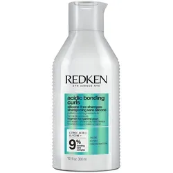 Redken Acidic Bonding Curls Shampoo 300 ml - Silikonfreies Shampoo zur Regeneration geschädigter Locken, mit Bonding-Care Komplex für gesunde, definierte Locken und intensive Feuchtigkeit.