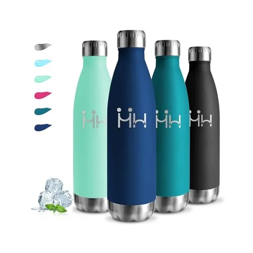 Trinkflasche- 750ml-Trinkflasche Edelstahl, BPA-Freie, 24h Kalt & 12h Warm, Wasserflasche Doppelwandig, Wasserflasche Auslaufsicher, Thermosflasche für Wandern, Reisen, Camping