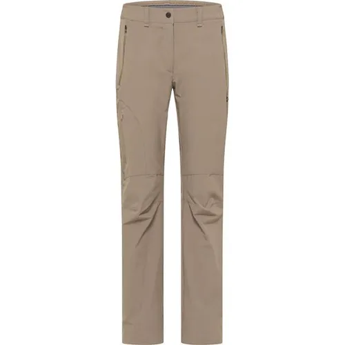 HOT Sportswear Outdoorhose Bavella L_Pants SAND 34 - Robuste Outdoorhose in Größe 34, ideal für Abenteuer in der Natur. Flexibles Material mit 91% Polyester und 9% Elastan sorgt für hohen Tragekomfort und Bewegungsfreiheit.