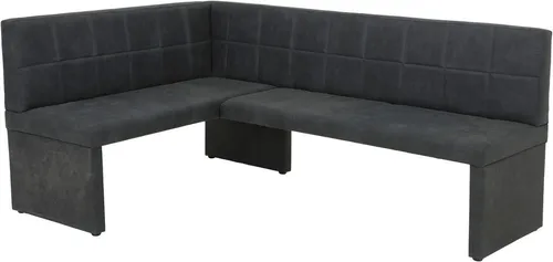 HELA Eckbank MELANIE, Vintage Optik schwarz in schwarz von Hela