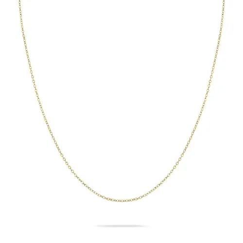 Liebeskind Berlin Charms-Halskette aus Edelstahl - Ketten für Damen, schlichte Ankerkette aus Edelstahl in 50 cm, ideal für individuelle Kreationen und perfekt kombinierbar mit anderen Schmuckstücken.