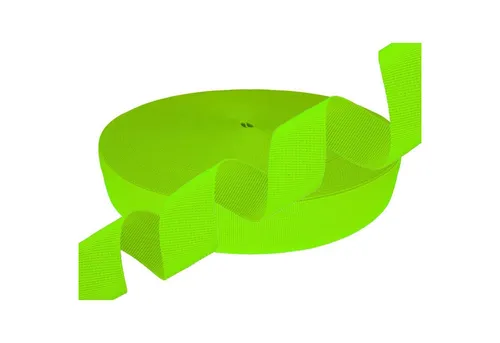maDDma Gurtband Polyester 10m lang 20mm breit Farbwahl Rollladengurt, 1003 neon-grün