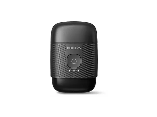 Philips Elektrorasierer S591/05 mit SteelPrecision Klingen - Kompakter Elektrorasierer für eine gründliche und komfortable Rasur. Mit 3D Floating Heads und Wet- & Dry-Funktion ideal für zu Hause und unterwegs. Inklusive praktischem Reiseetui.