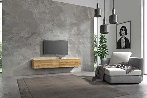 Wuun® TV-Lowboard Somero I 100cm bis 360cm - TV-Lowboard & Hängeschrank für Wohnzimmer, modernes Design mit flexibler Größenanpassung und hochwertiger Verarbeitung für stilvolle Einrichtung.