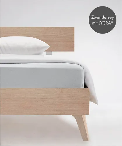 fleuresse Comfort Spannbettlaken 180x200 cm - Spannbetttuch aus 96 % Baumwolle, 4 % Elasthan, mit Rundumgummizug für perfekten Sitz. Ökotex Standard 100 für schadstoffgeprüften Schlafkomfort, ideal für Matratzen bis 26 cm Höhe.