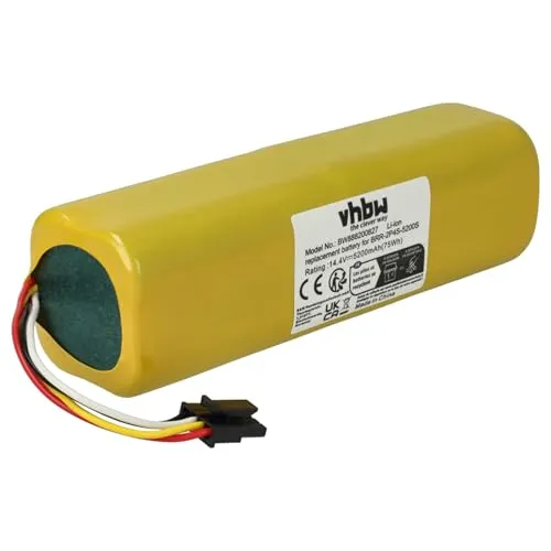 vhbw 1x Akku kompatibel mit Dreame Z10 Pro Staubsauger (5200 mAh, 14,4 V, Li-Ion)