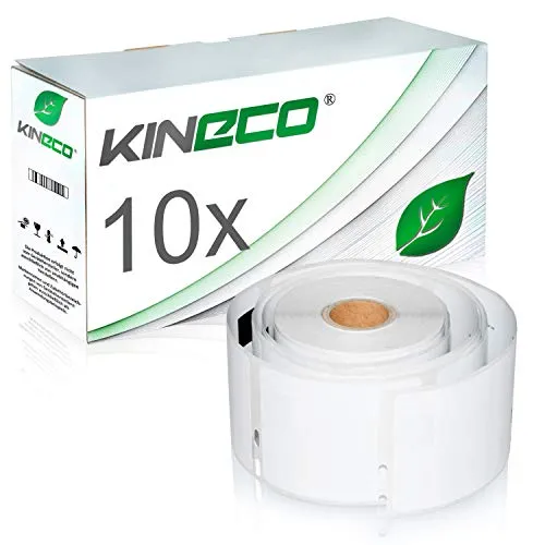 Rollen Große Mehrzwecketiketten kompatibel mit Dymo 99015 für Dymo Labelwriter 310, 320, 330 Turbo Series, 400 Twin Turbo Duo, 450 Twin Turbo Series, SE 450, Twin Turbo - 54x70mm -je 320 Etiketten 10