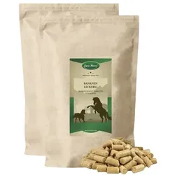 Lyra Horse® Bananen Leckerli 10 kg - Vogelfutter mit köstlichem Bananengeschmack, ideal als gesunde Belohnung für Ihr Pferd. Unterstützt die Verdauung und liefert schnell verfügbare Energie.