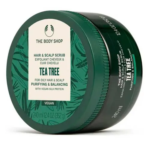 The Body Shop Kopfhaut-Pflegelotion Hair & Scalp Scrub - Kopfhaut-Pflegelotion mit Teebaumöl, reinigt und revitalisiert die Kopfhaut für gesundes Haarwachstum.