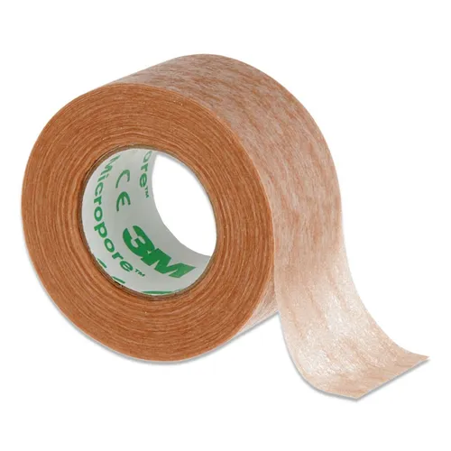 3M Micropore Vliespflaster Haut 2,5 cm - Wundpflege - Hypoallergenes, atmungsaktives Vliespflaster für Wimpernverlängerung und Hautpflege, sanft zur Haut und ideal für professionelle Anwendungen.