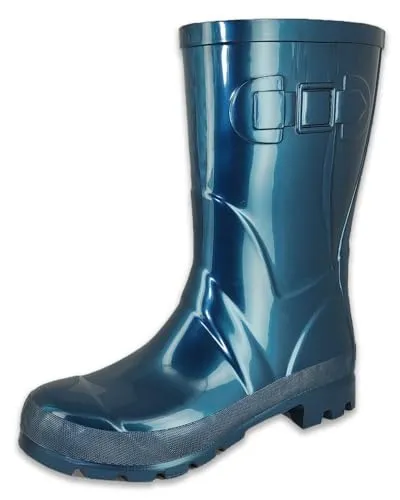 Beck Glossy Regenstiefel - Stylischer Regenstiefel im Metallic-Look. Leicht und vielseitig, mit rutschfester Profilsohle für sicheren Halt. Verlässliche Passform und bewährte Qualität von Beck, hergestellt in der EU.