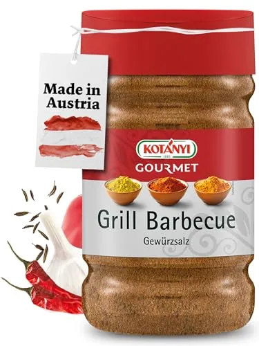 KOTÁNYI Grill Barbecue Grillgewürz - BBQ-Rub für jede Fleischsorte - Marinade für Fleisch - Gewürzmischung zum Grillen - [Jetzt für die nächste Grillparty bestellen!]