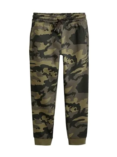 NEXT Jungen Schmale Passform Slim Fit Basic-Jogginghose Khaki Camo 110