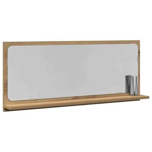 vidaXL Moderner Artisan Eiche Badezimmer Spiegel