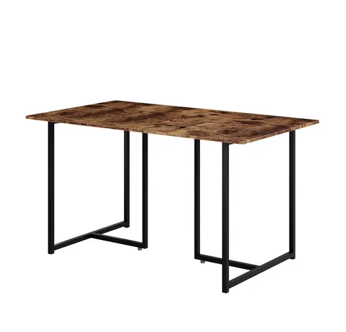 Vicco Esstisch Merido, Eiche rustikal/Schwarz, 140 x 80 cm - Esstisch Merido, ideal für gemütliche Mahlzeiten und gesellige Runden. Mit zeitlosem Design und stabiler Verarbeitung bringt er Wärme in Ihr Zuhause.