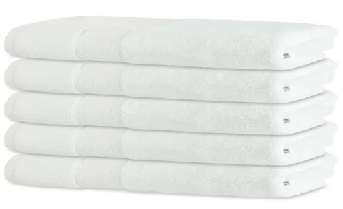 Bananalu 5er Set Gästetuch Qualität 450g/m2 100% Baumwolle 30x50cm Frotti