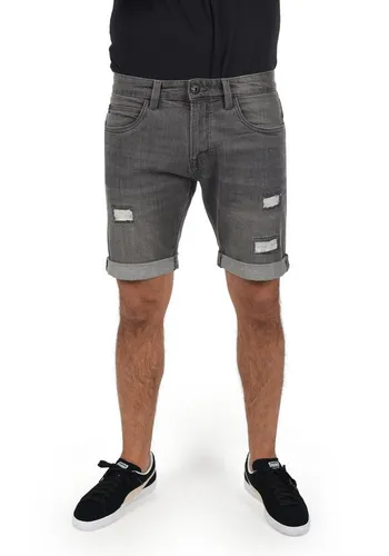 INDICODE IDHallow Herren Jeans Shorts - Kurze Denim Hose mit Stretch und Destroyed-Optik - Jeans Bermuda Shorts im Used-Look mit Stretch für optimalen Tragekomfort, perfekt für heiße Tage und stylische Outfits.