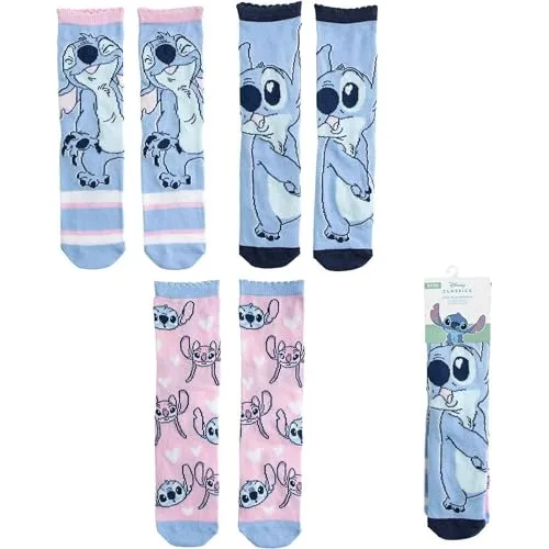 CERDÁ LIFE'S LITTLE MOMENTS Unisex Kinder Pack Calcetines 3 Piezas Stitch Socken, bunt, 27-30