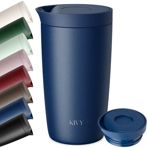 KIVY Thermobecher 350 ml – Isolierbecher für Kaffee & Tee