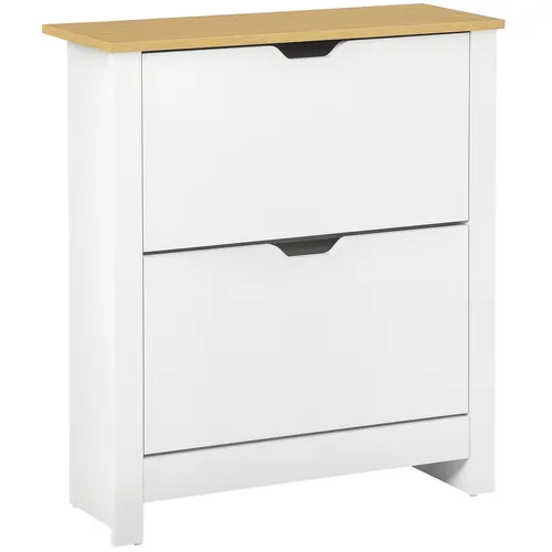 HOMCOM Schuhschrank Schuhregal für 12 Paar Schuhe von HOMCOM