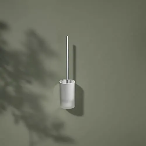 KEUCO Reva WC-Bürstengarnitur mit Kristallglas-Gehäuse von KEUCO