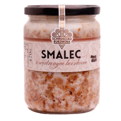 Schmalz mit geräuchertem Speck 470g -SCHRONISKO BUKOWINA