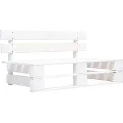 vidaXL 6-tlg. Paletten-Lounge-Set aus imprägniertem Kiefernholz - Weiß - Entspannen Sie stilvoll mit diesem 6-tlg. Lounge-Set aus imprägniertem Kiefernholz. Ideal für Garten und Terrasse, bietet es rustikalen Charme und hohen Komfort durch die mitgelieferten Kissen.