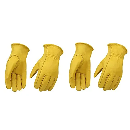 Motorradhandschuhe Gelb von OLSON DEEPAK