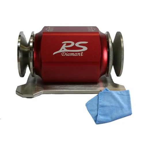 Duke-Handel Messerschärfer Rollenschärfer - Messerschärfer für Hobby- und Profiköche, wasserfest und für Dauereinsatz geeignet. Schärft Messer mit balligem/konvexem X-Schliff für höchste Winkelstabilität.