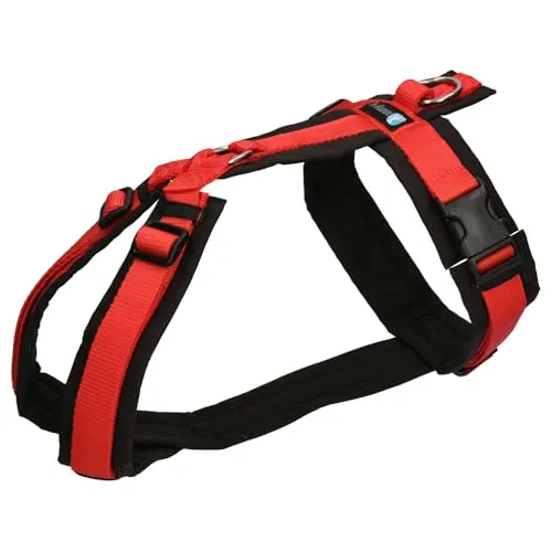 anny-x Brustgeschirr Fun schwarz rot - Gr. XS