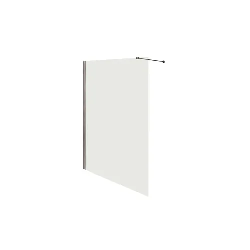 Dusbad Vital 2 Walk In Solo Seitenwand 825mm - Duschkabine aus 6 mm Einscheibensicherheitsglas, mit patentiertem Klick Fest Profil in Chromoptik, ideal für moderne Badezimmer und einfach zu montieren.