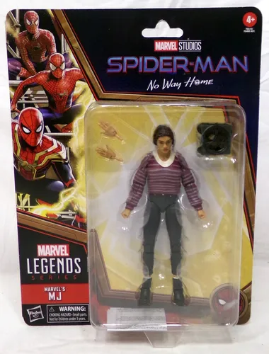 Hasbro Marvel Legends Series Marvel’s MJ - Action-Figur - Actionfigur aus Spider-Man: No Way Home, 15 cm groß, mit beweglichen Gliedern und 3 inspirierenden Accessoires für kreative Sammlungen.