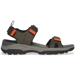 Skechers Tresmen Ryer Trekkingsandalen Herren 42 EU - Wanderschuhe mit Relaxed Fit und Luxe Foam-Fußbett für optimalen Komfort. Ideal für heiße Sommertage dank guter Belüftung und verstellbarem Klettverschluss.
