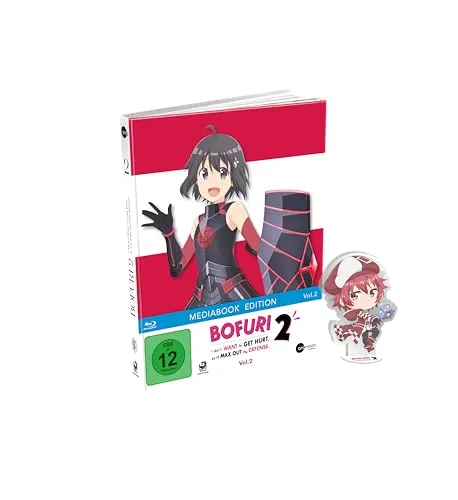 Bofuri - Staffel 2 - Vol.2 - Limited Edition Mediabook - Limitierte Blu-ray Edition der beliebten Anime-Serie, perfekte Ergänzung für Sammler und Fans von Bofuri.