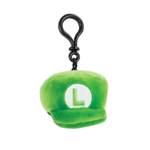 TOMY, MARIO KART Plüschclip - Luigi's Cap, , T12964