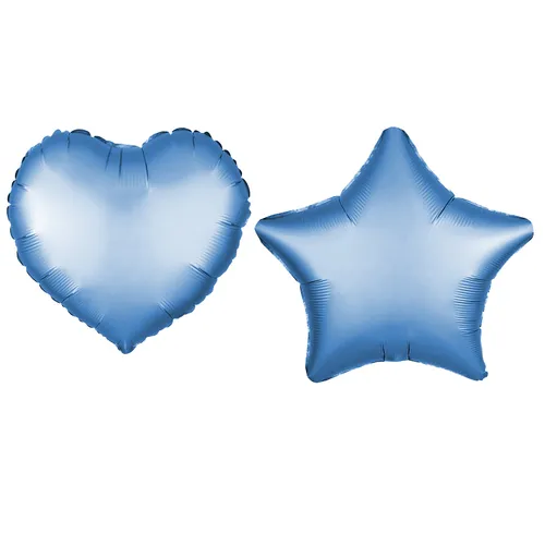 Folienballon Herz, Stern 45 cm Helium Luftballon Deko Ballon Geburtstag Party