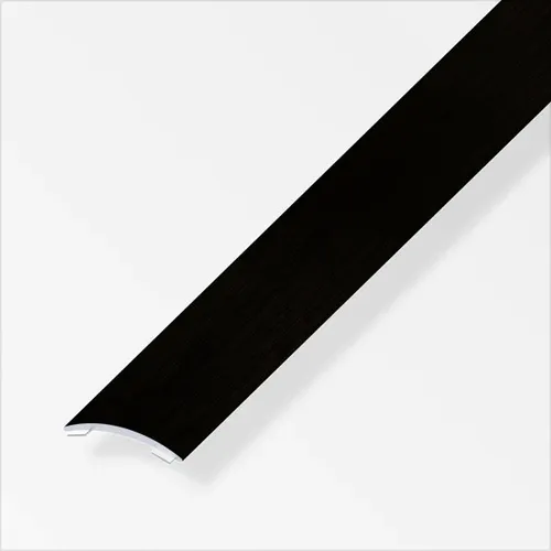 alfer Übergangsprofil 1 m, 20 x 2.5 mm Alu eloxiert schwarz Übergangsprofil